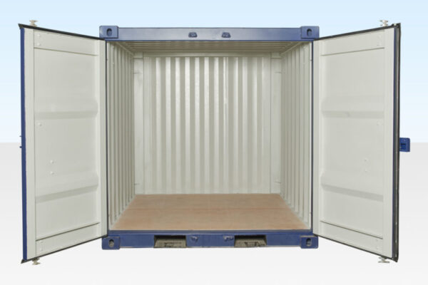 BUY 8FT Shipping Container One Trip Blue Ral 5013