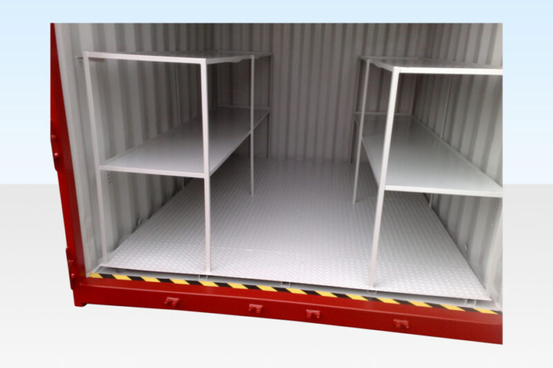 Buy 10 X 8FT Flat Floor Bunded Store