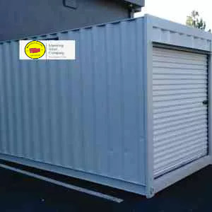 16ft Storage Container with Roll-up door